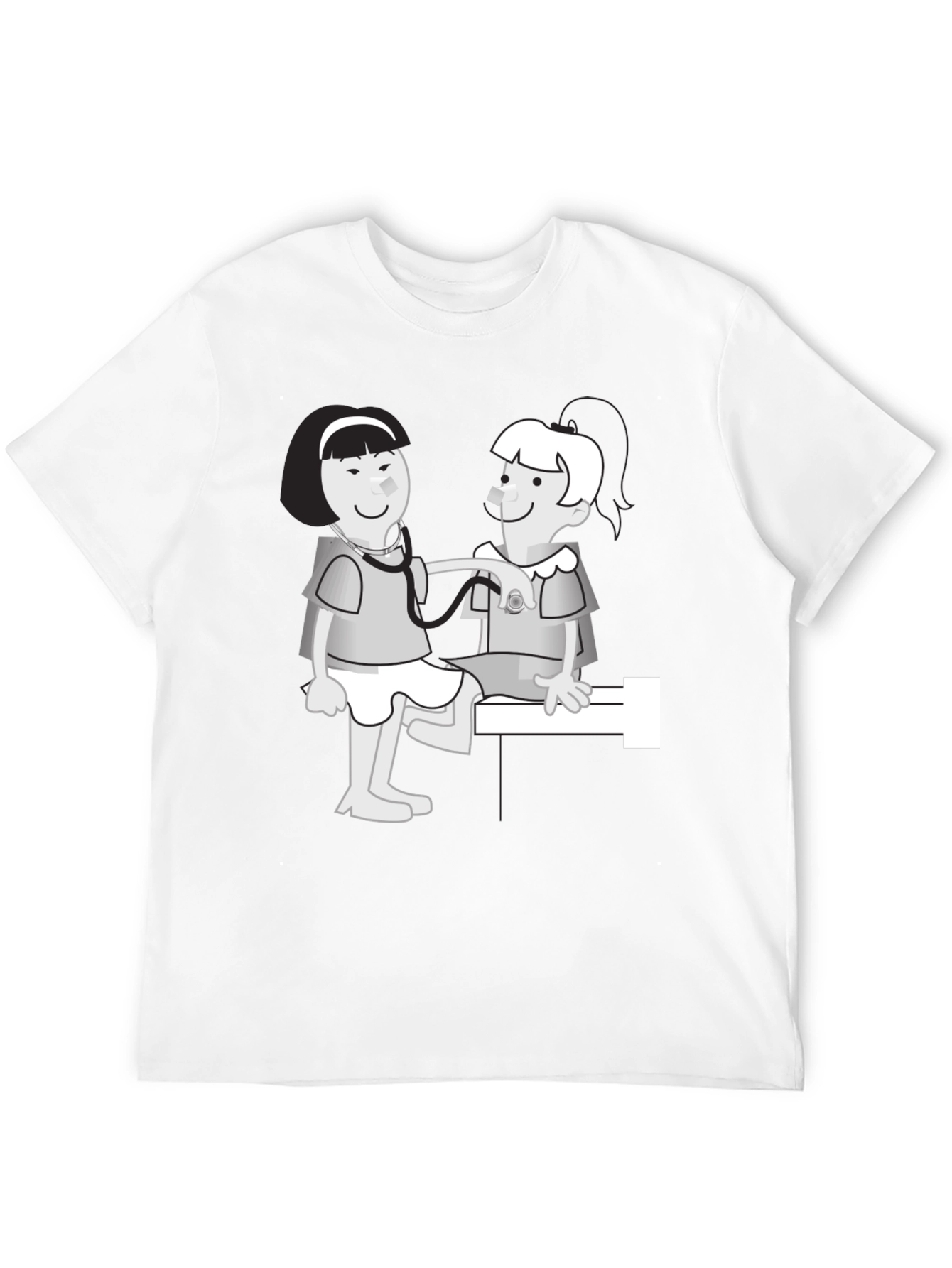 Cartoon Doctor T-Shirt - Novelty Graphic Tee