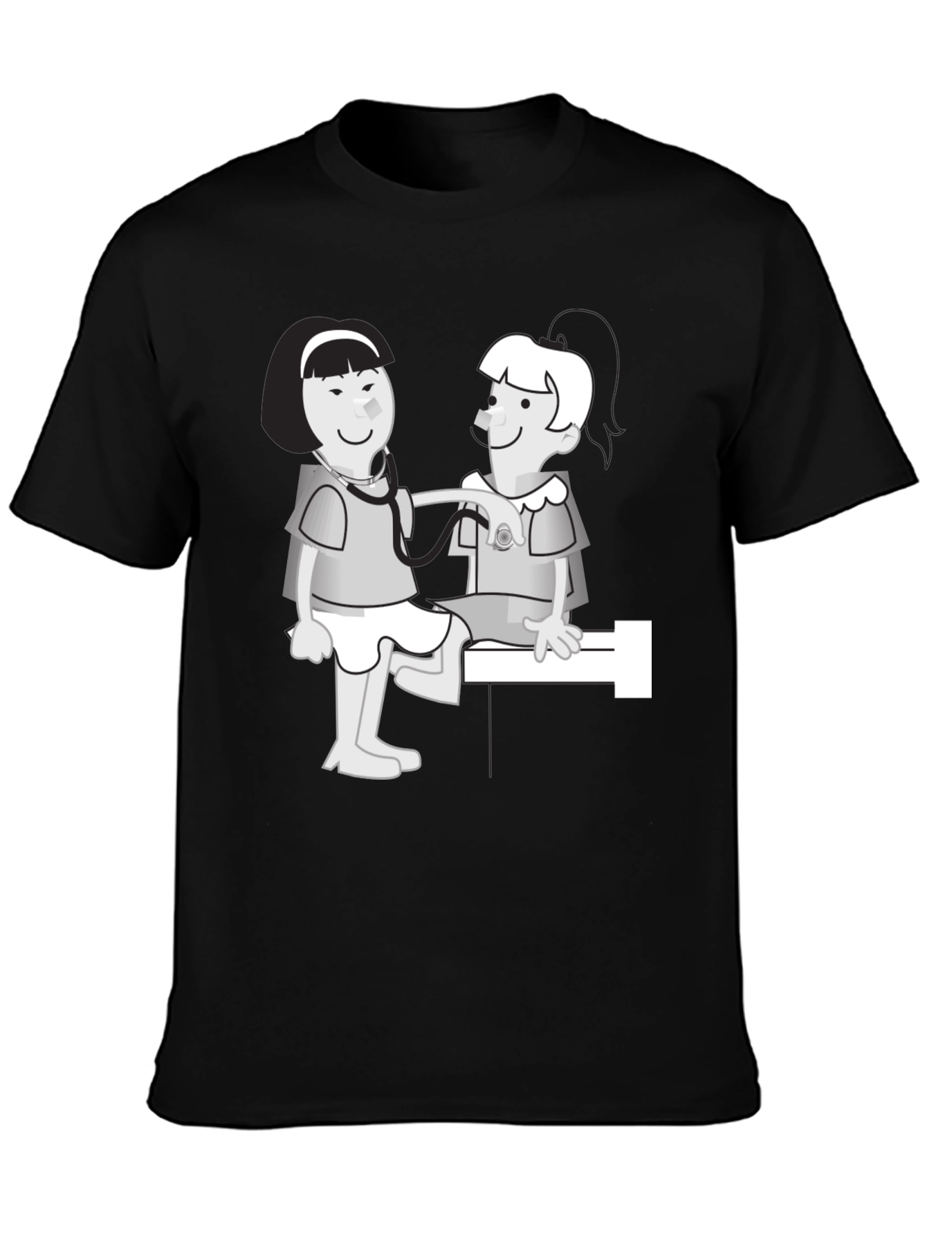 Cartoon Doctor T-Shirt - Novelty Graphic Tee