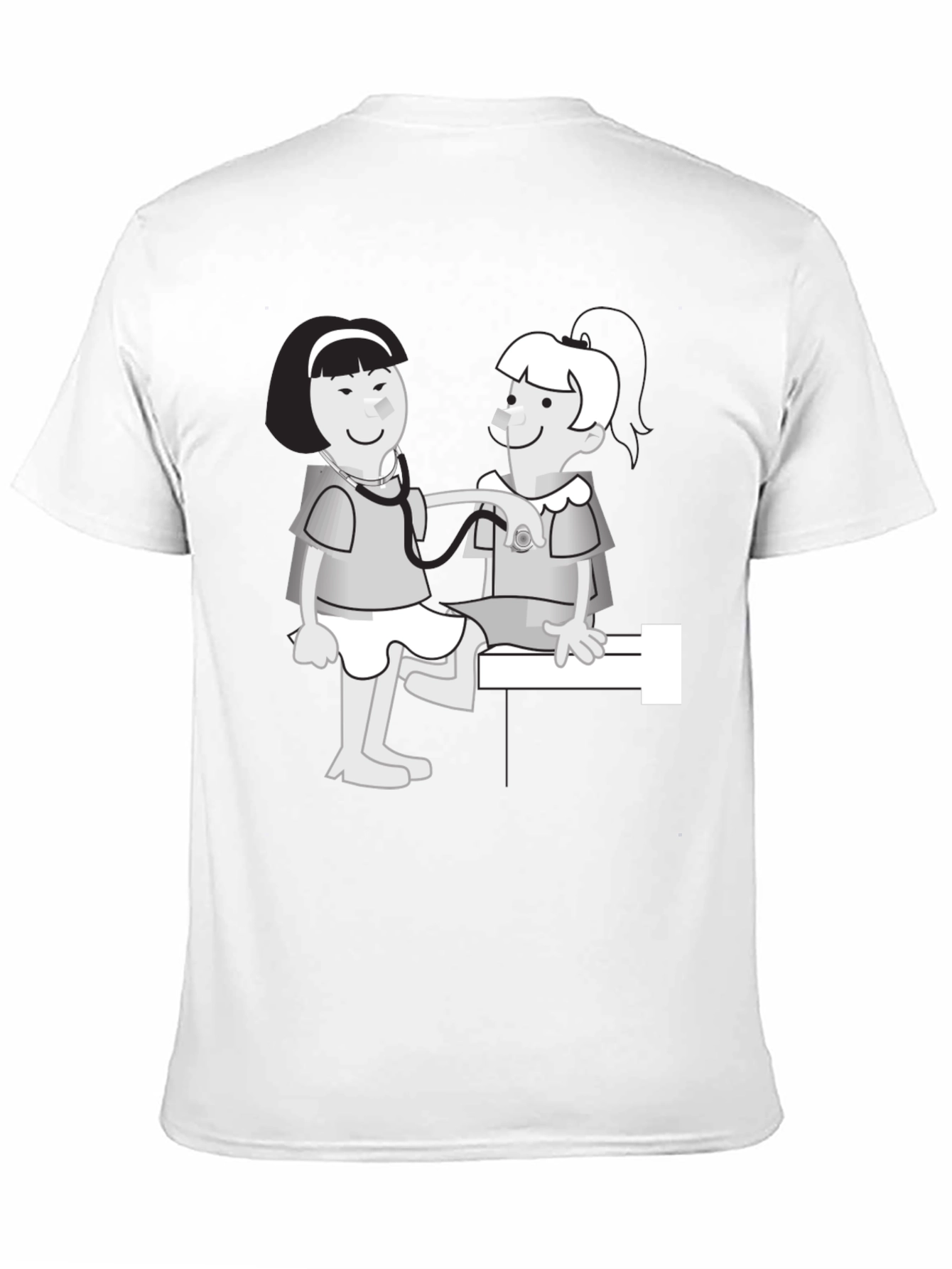 Cartoon Doctor T-Shirt - Novelty Graphic Tee