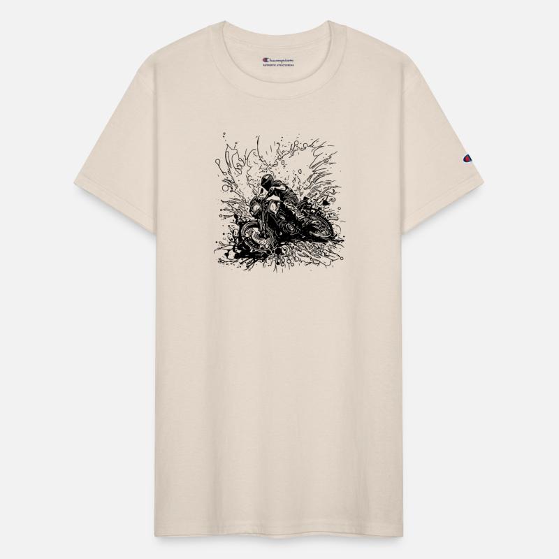 Racing Motorcycle Splash Style