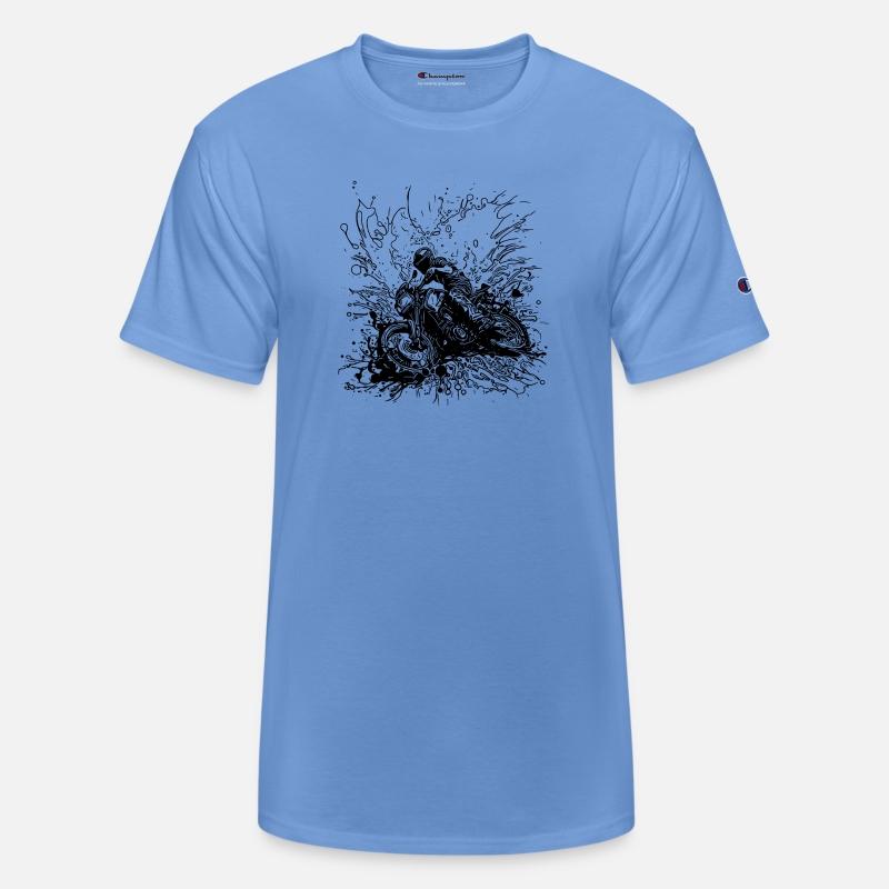 Racing Motorcycle Splash Style