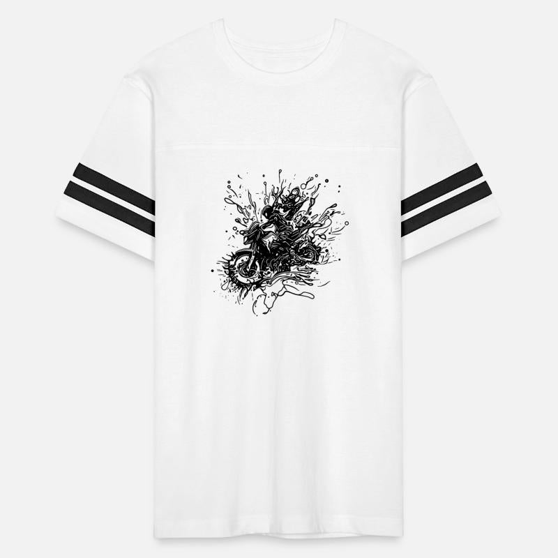 Racing Motorcycle Tattoo Splash Style