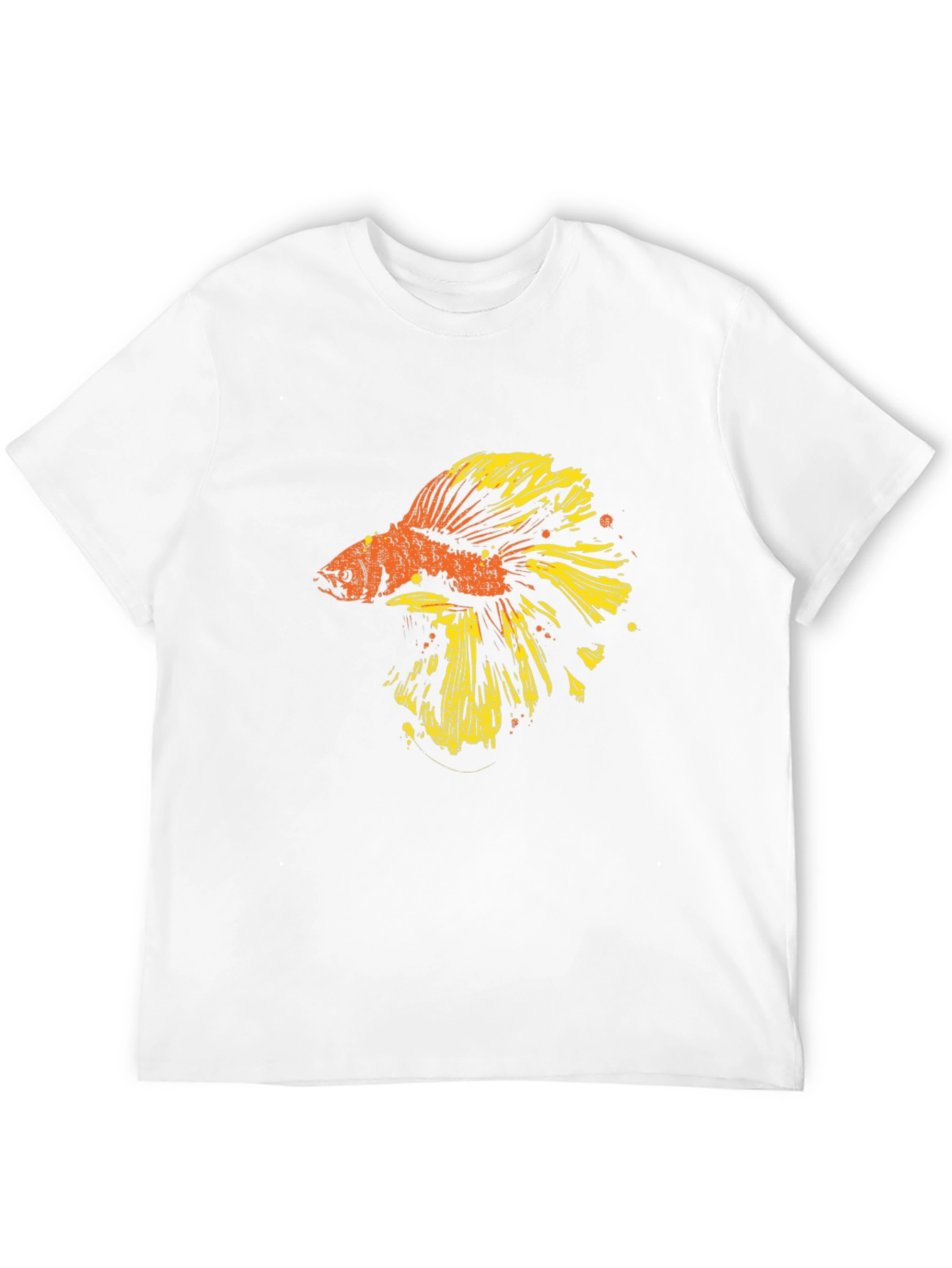 Betta Fish Graphic T-Shirt - Black