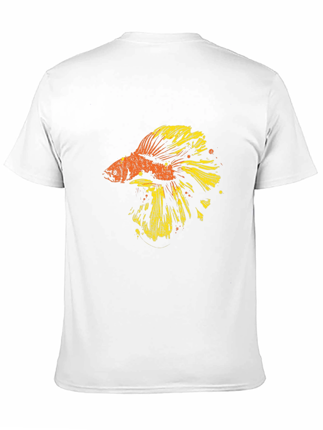 Betta Fish Graphic T-Shirt - Black