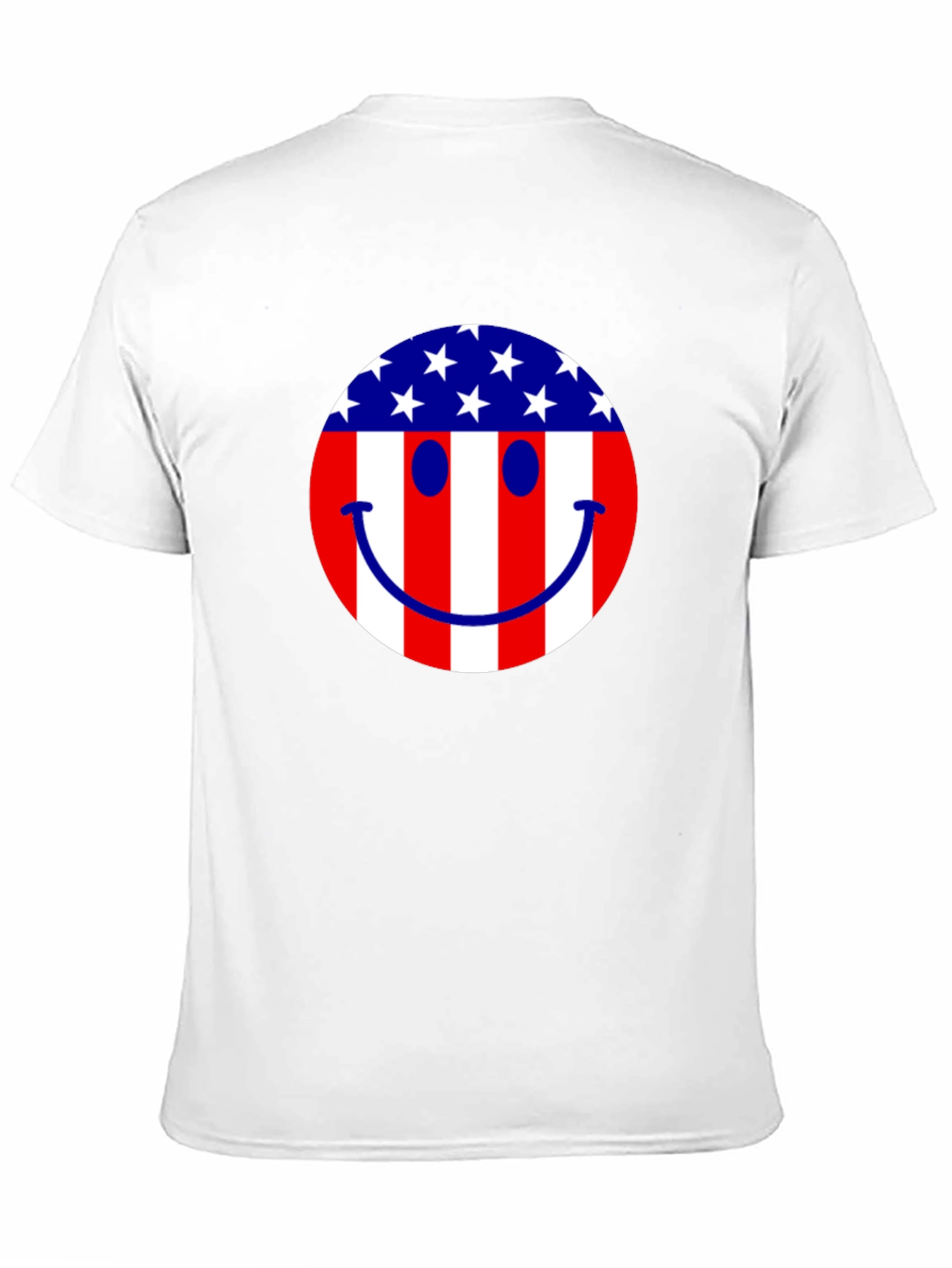 American Flag Smiley Face T-Shirt