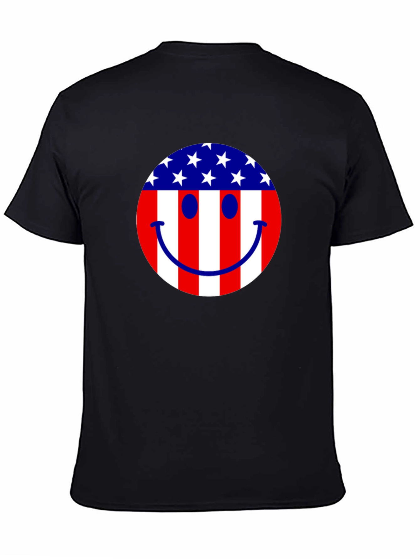 American Flag Smiley Face T-Shirt