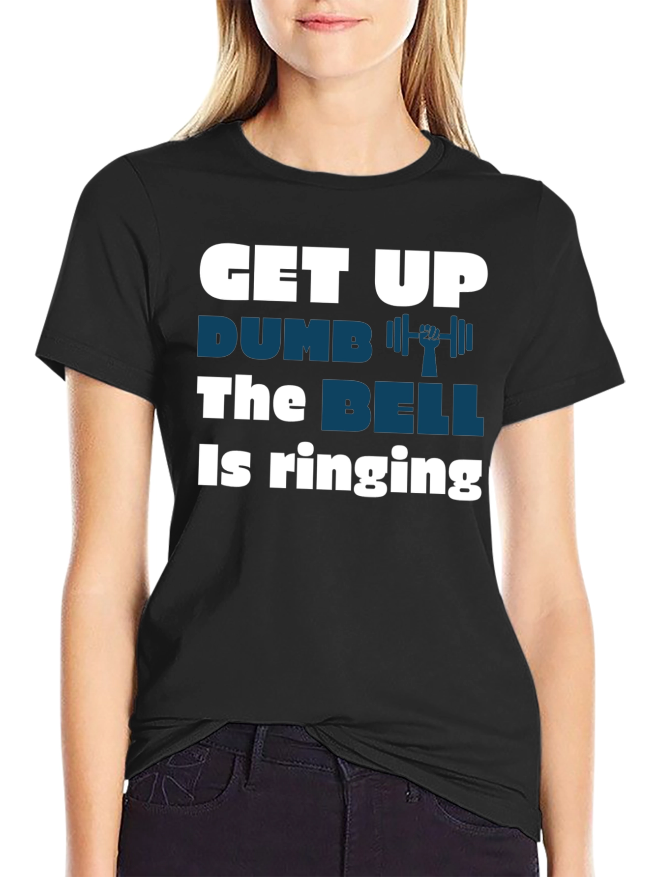 Get Up Dumbbell Graphic T-Shirt