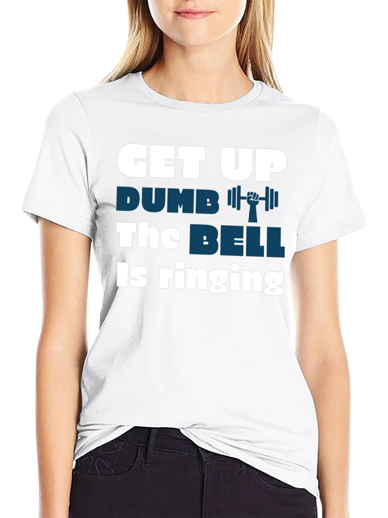 Get Up Dumbbell Graphic T-Shirt