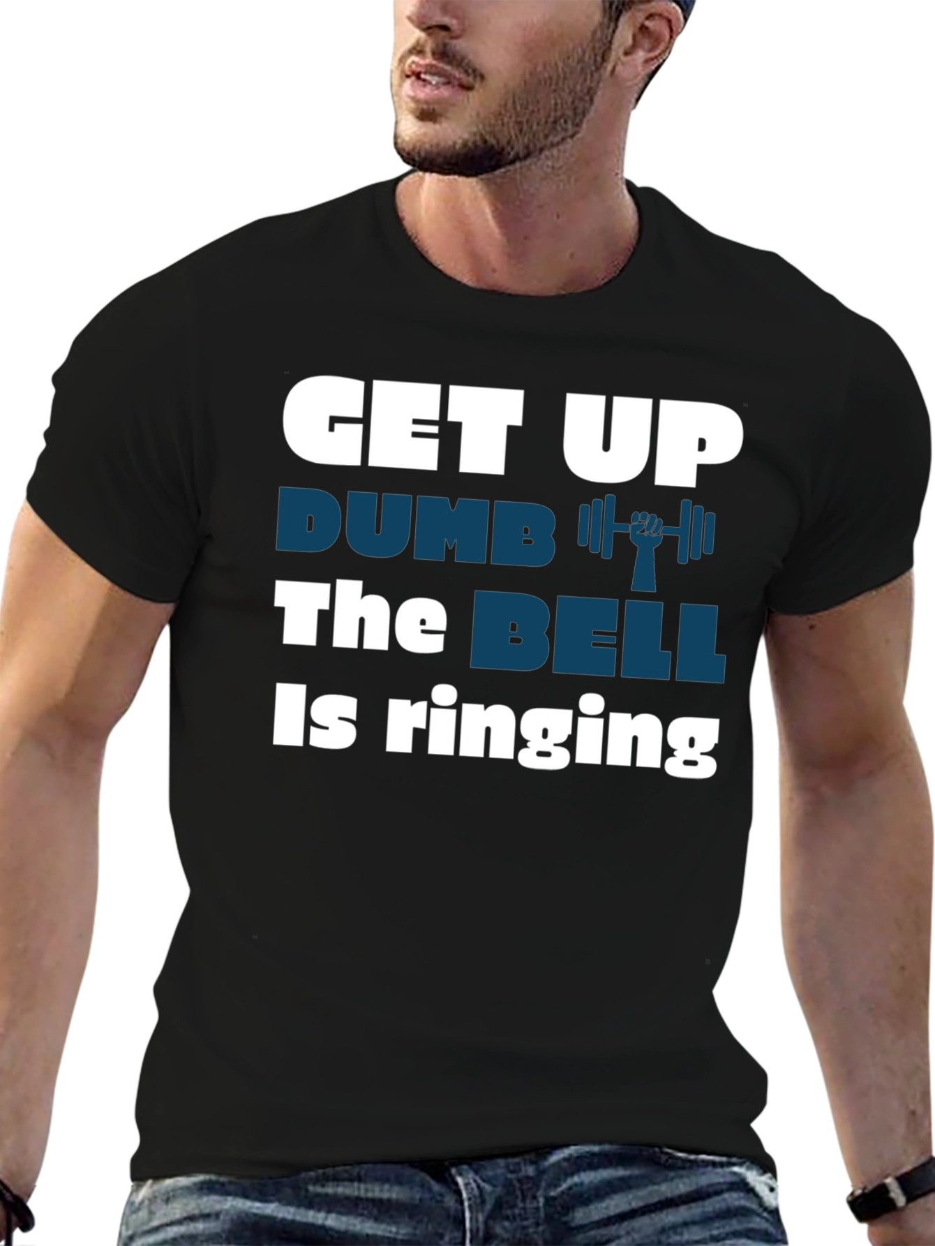 Get Up Dumbbell Graphic T-Shirt