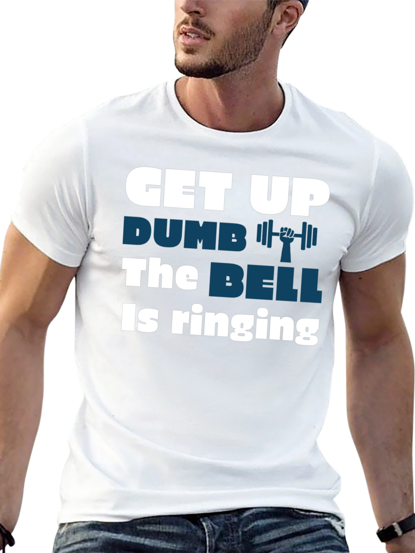 Get Up Dumbbell Graphic T-Shirt