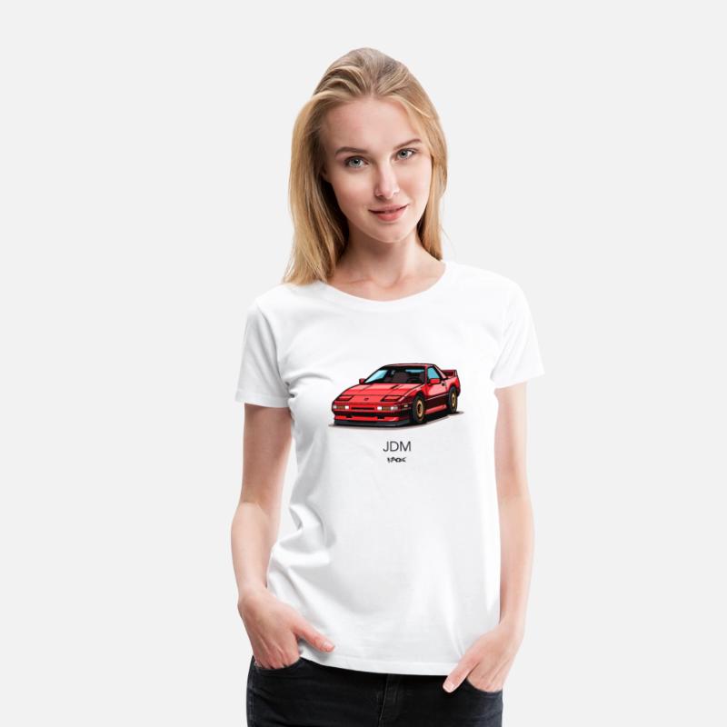 Red 90s JDM Sports Car