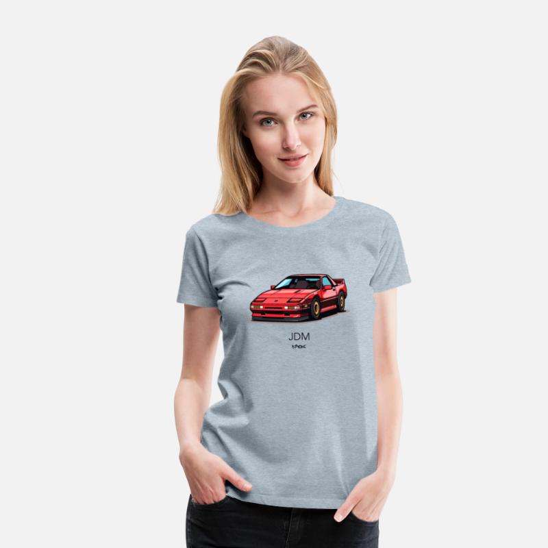 Red 90s JDM Sports Car