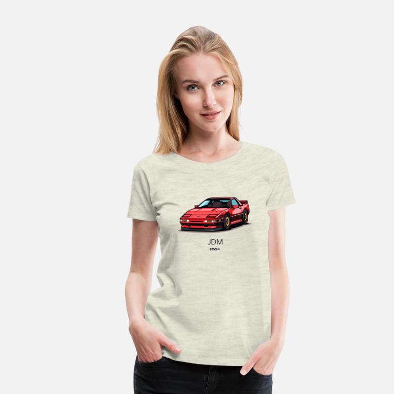 Red 90s JDM Sports Car