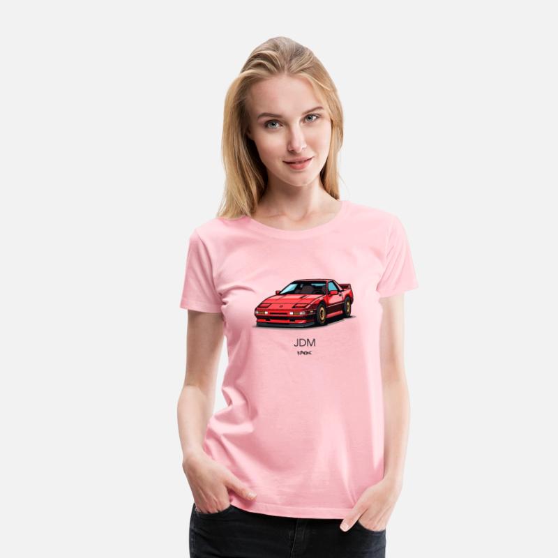 Red 90s JDM Sports Car