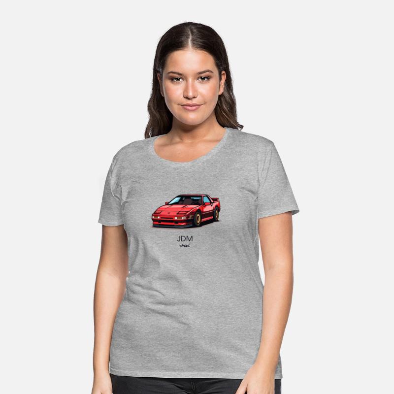 Red 90s JDM Sports Car