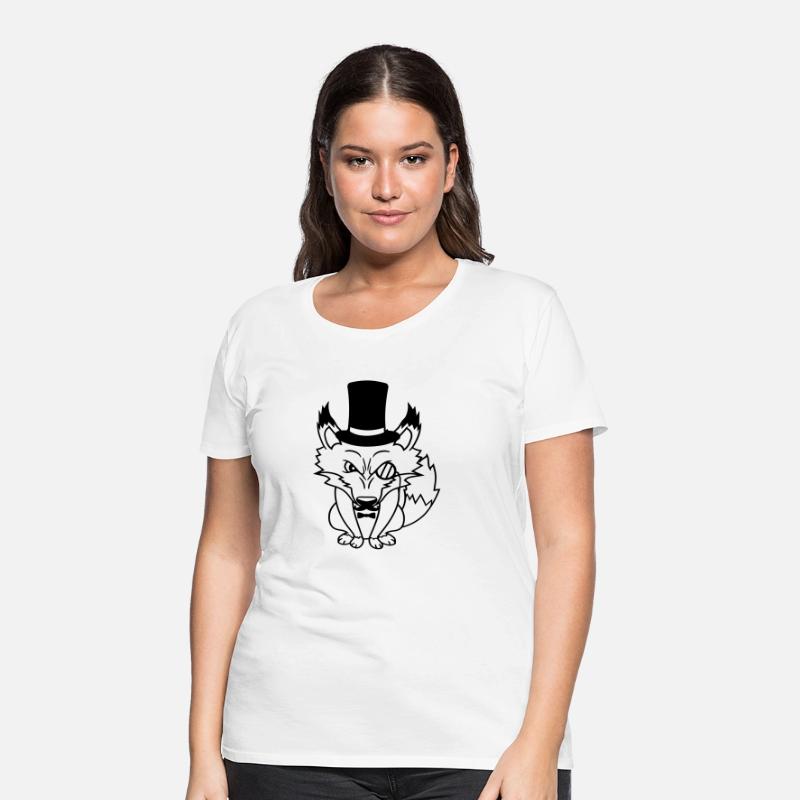 Red Fox Sir Mr. Top Hat Monocle Glasses Rich Man