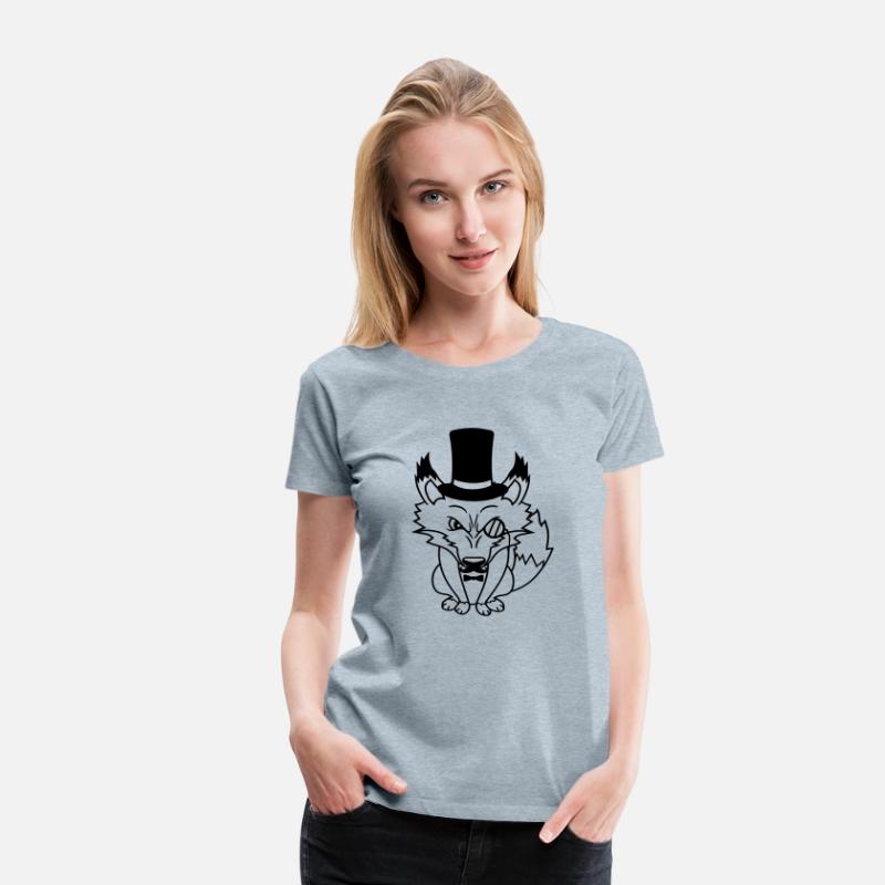 Red Fox Sir Mr. Top Hat Monocle Glasses Rich Man