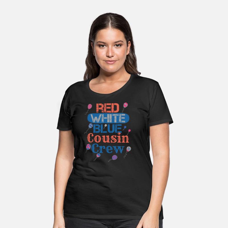 Red White Blue Cousin Crew Funy Patriotic