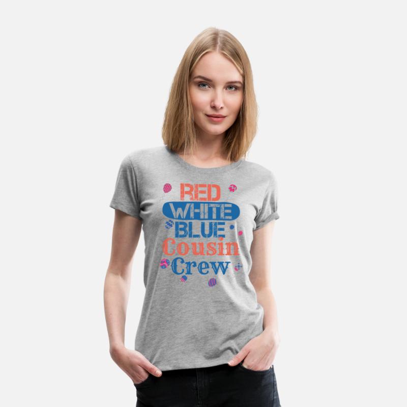 Red White Blue Cousin Crew Funy Patriotic