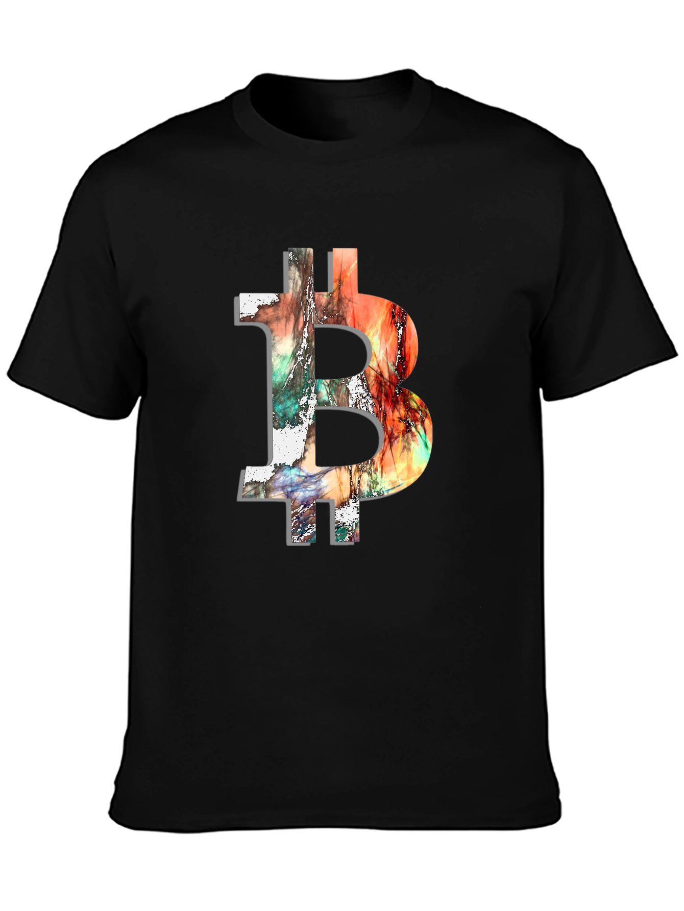 Bitcoin Graphic Tee - Crypto Art Design