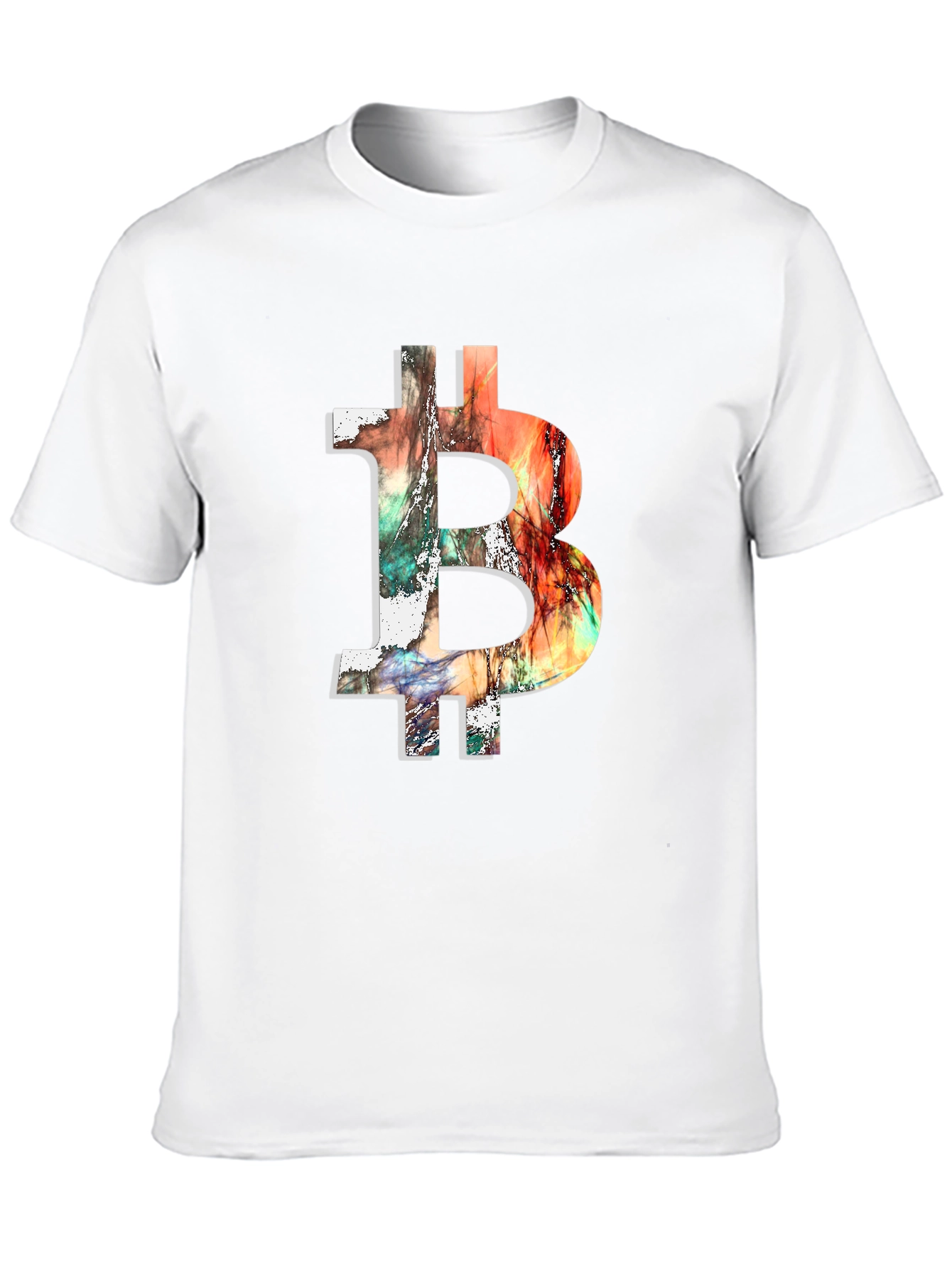 Bitcoin Graphic Tee - Crypto Art Design