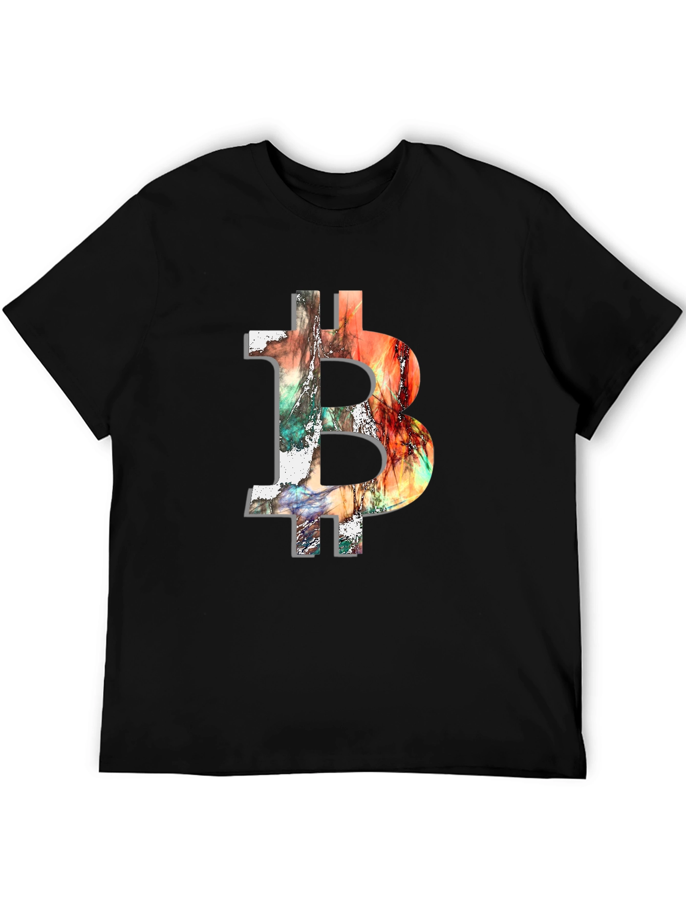 Bitcoin Graphic Tee - Crypto Art Design