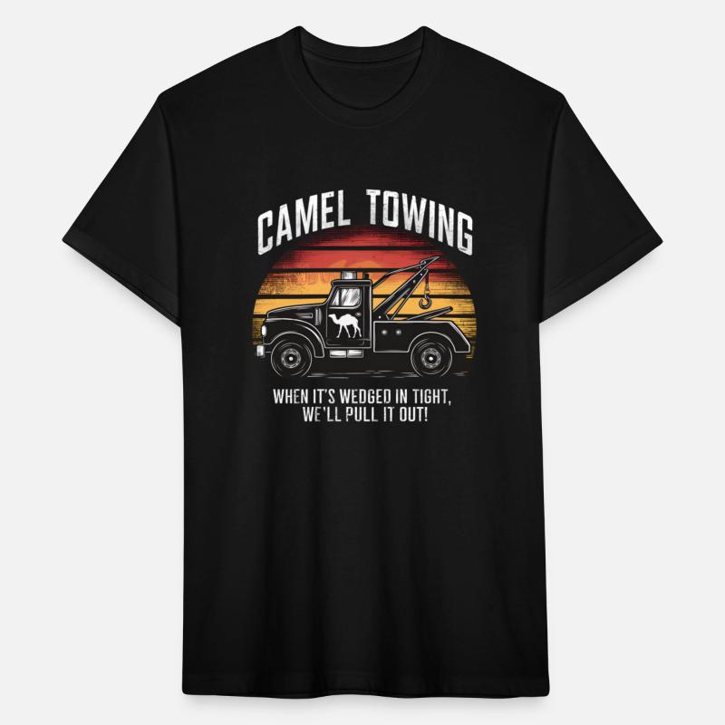Retro Camel Towing Adult Humor