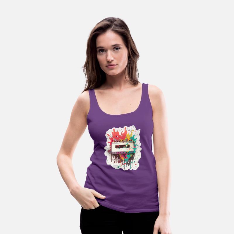 Retro Cassette Sticker Style