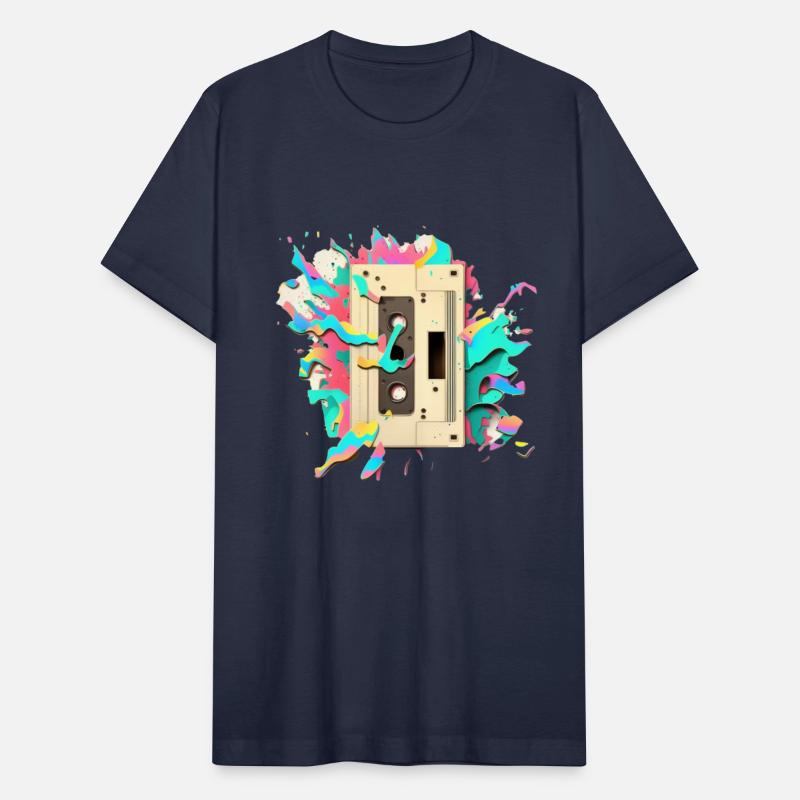 Retro Flaming Cassette