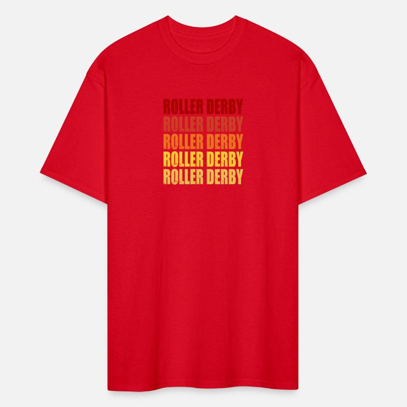 Retro Vintage Roller Derby Gradient Graphic Tee