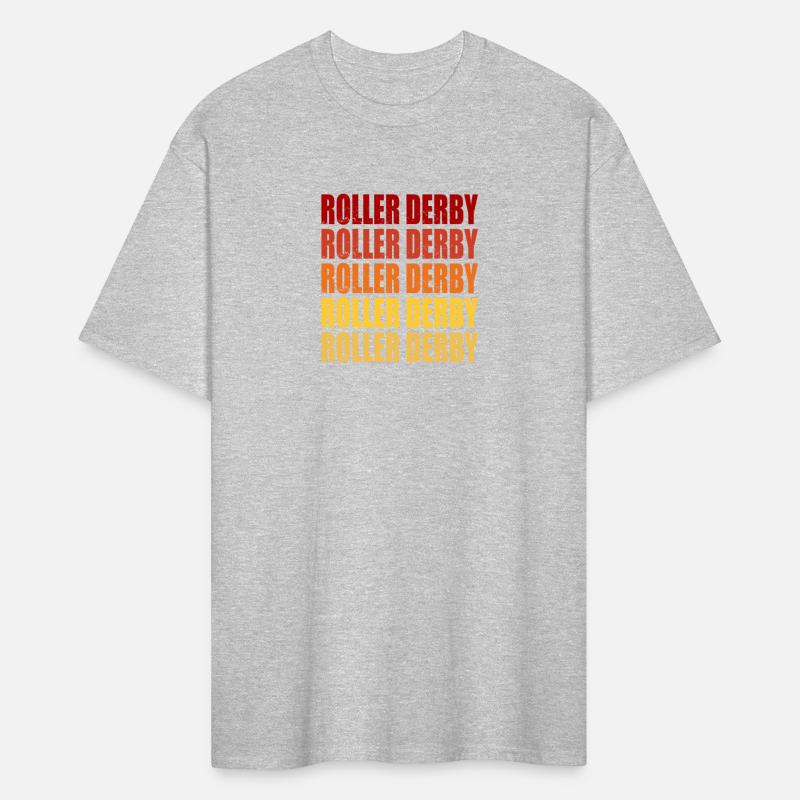 Retro Vintage Roller Derby Gradient Graphic Tee