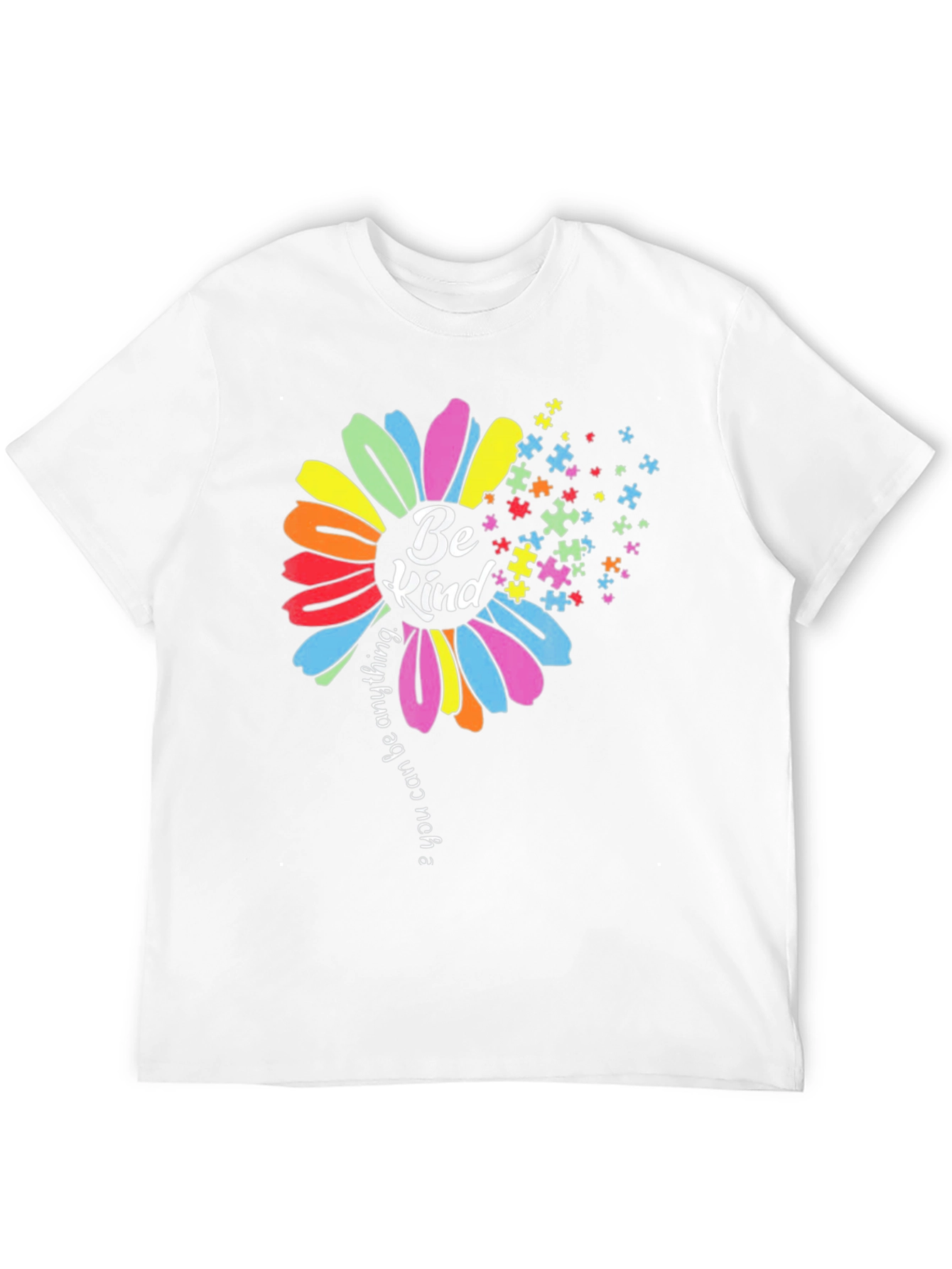 Be Kind Autism Awareness Flower T-Shirt