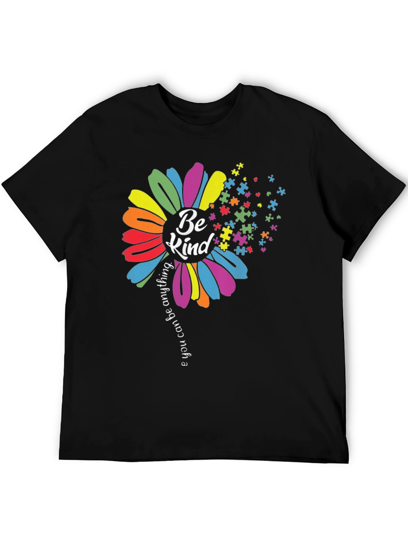 Be Kind Autism Awareness Flower T-Shirt