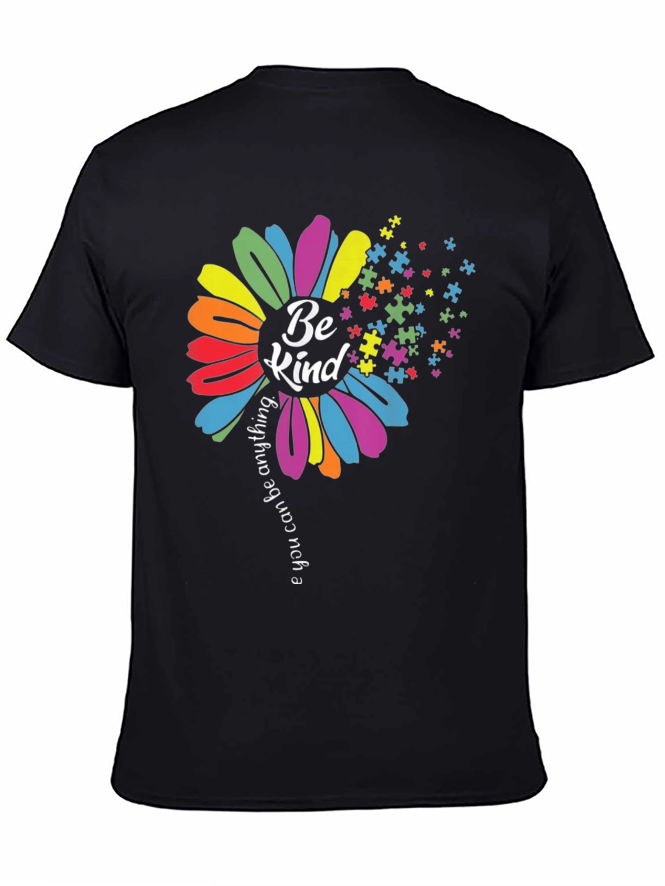 Be Kind Autism Awareness Flower T-Shirt