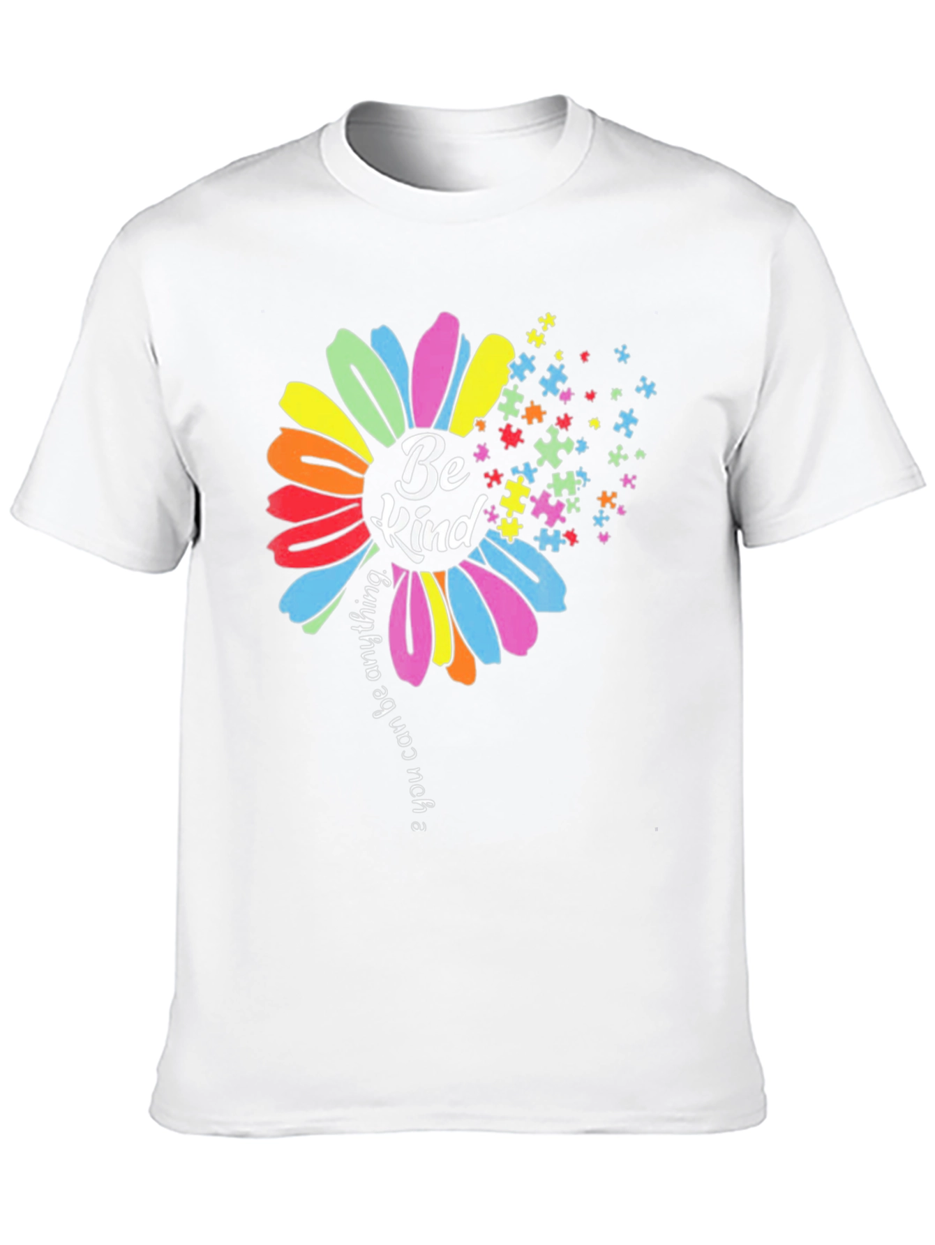 Be Kind Autism Awareness Flower T-Shirt