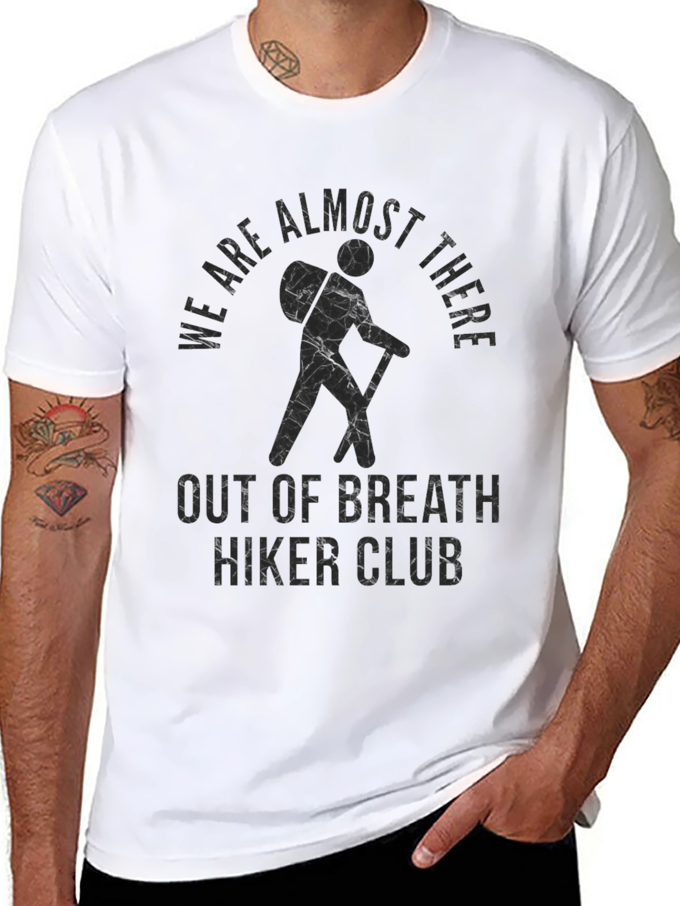 Out of Breath Hiker Club Graphic Tee