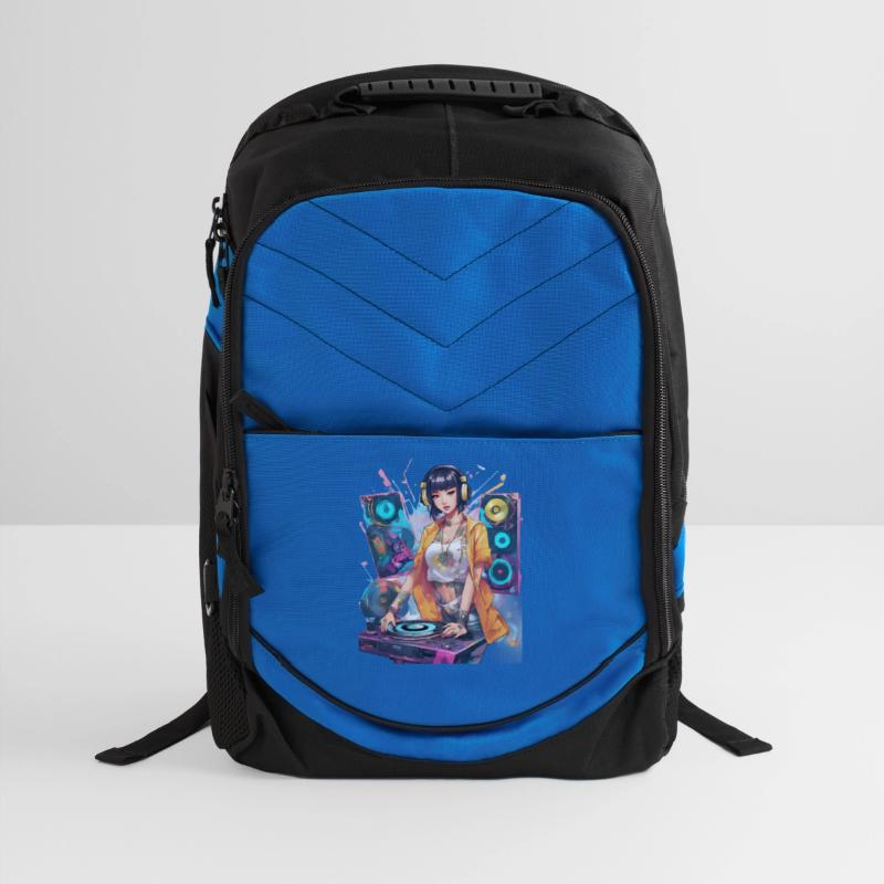 Rhythmic DJ Techno Trance Party Girl