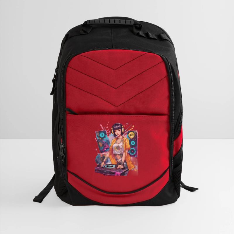 Rhythmic DJ Techno Trance Party Girl