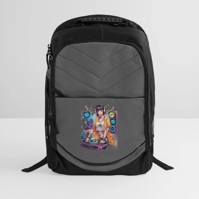 Rhythmic DJ Techno Trance Party Girl