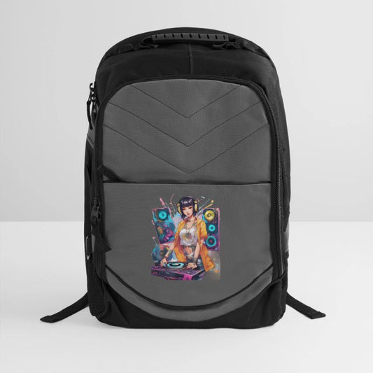 Rhythmic DJ Techno Trance Party Girl