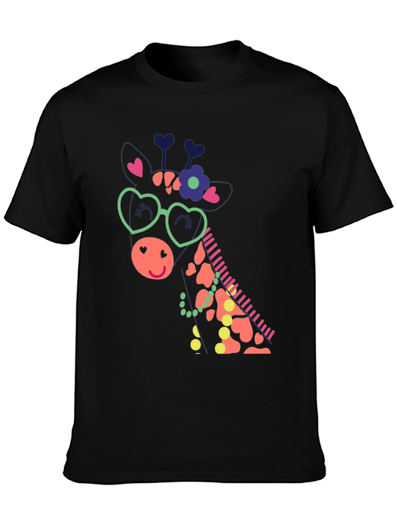 Giraffe Graphic Print Tee