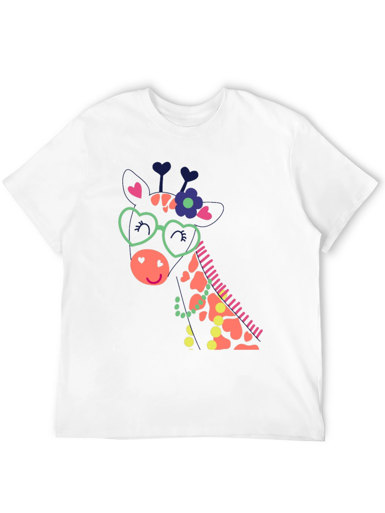 Giraffe Graphic Print Tee