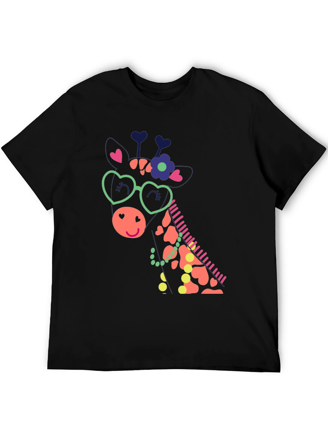 Giraffe Graphic Print Tee