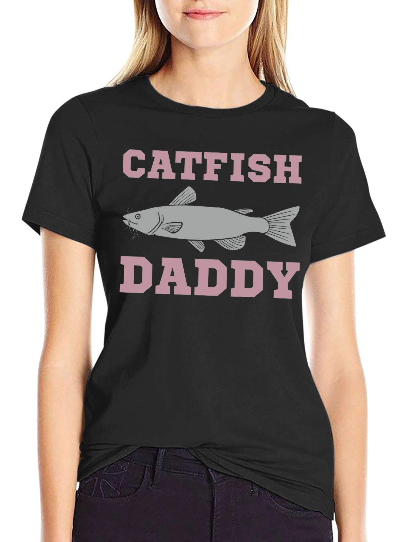 Catfish Daddy Graphic Tee - Fishing Humor T-Shirt