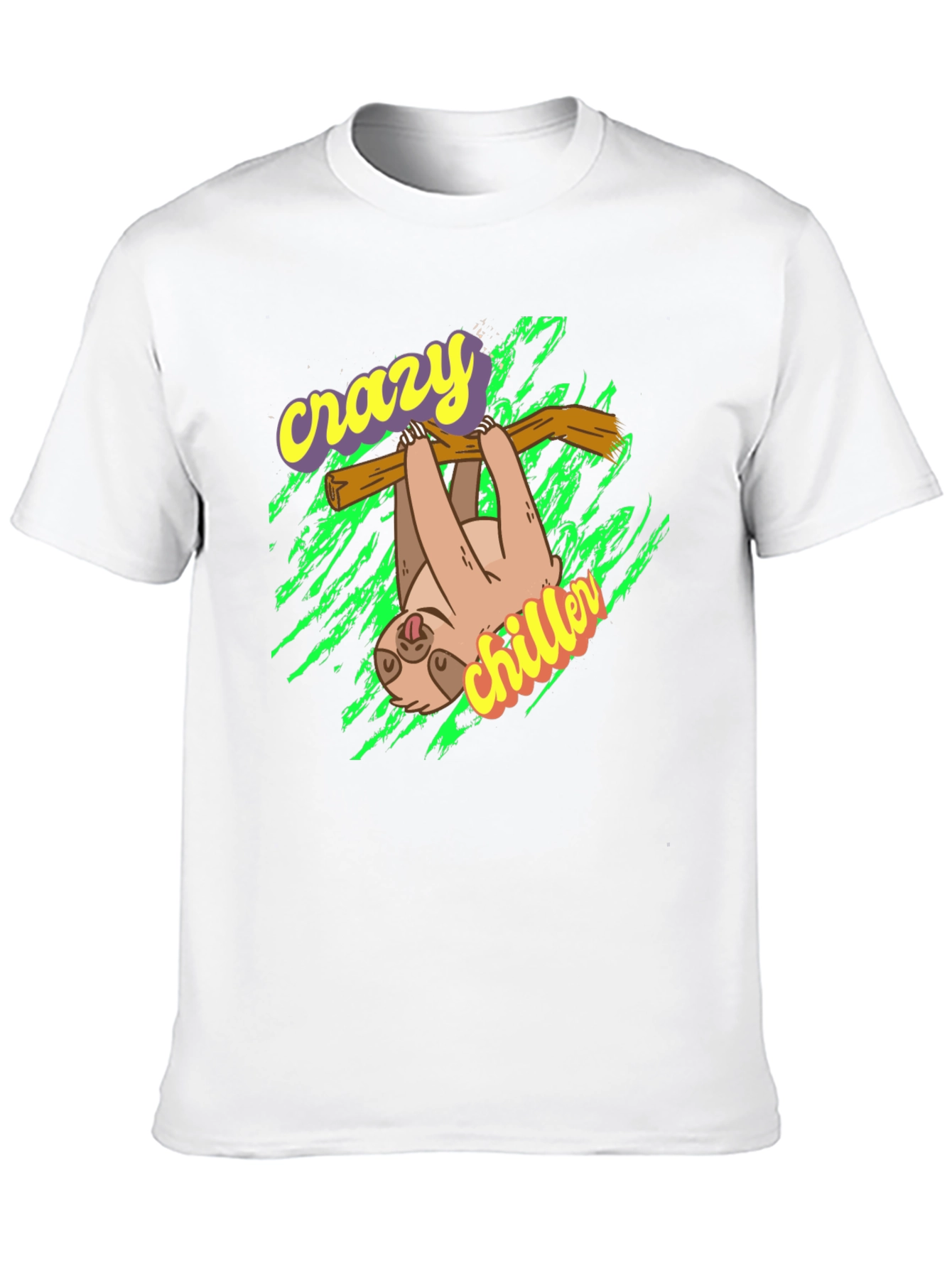 Crazy Chiller Sloth Graphic Tee