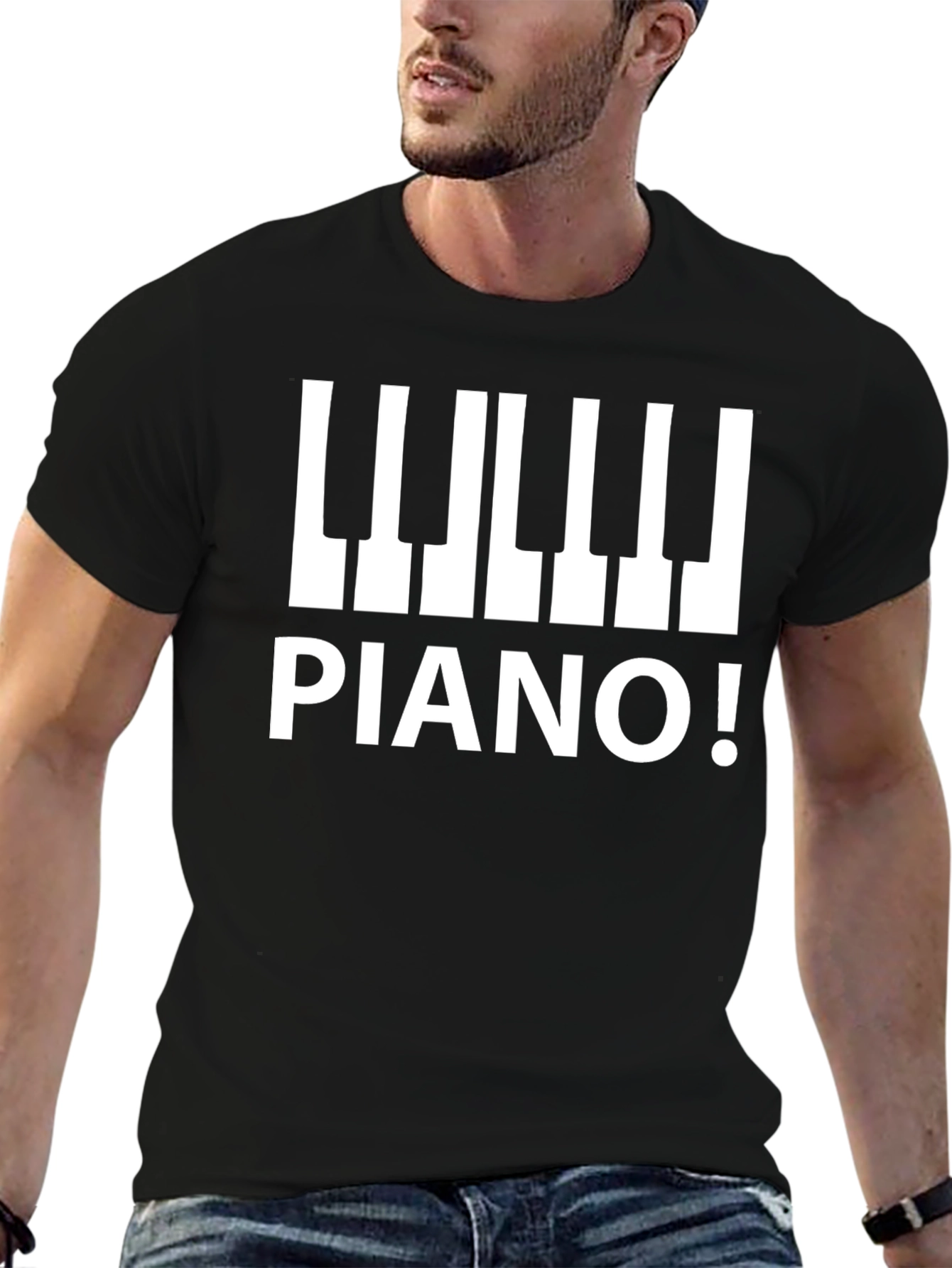 Piano Keys T-Shirt - Music Lover Tee