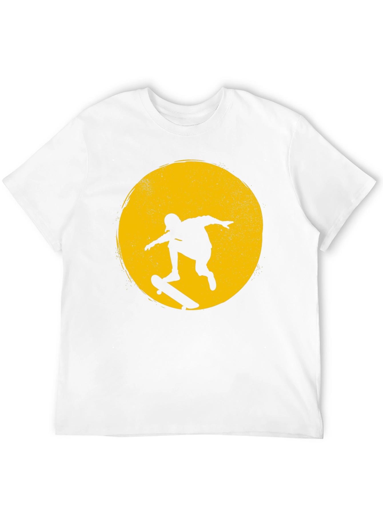 Skater Silhouette Graphic Tee - Mens Black T-Shirt