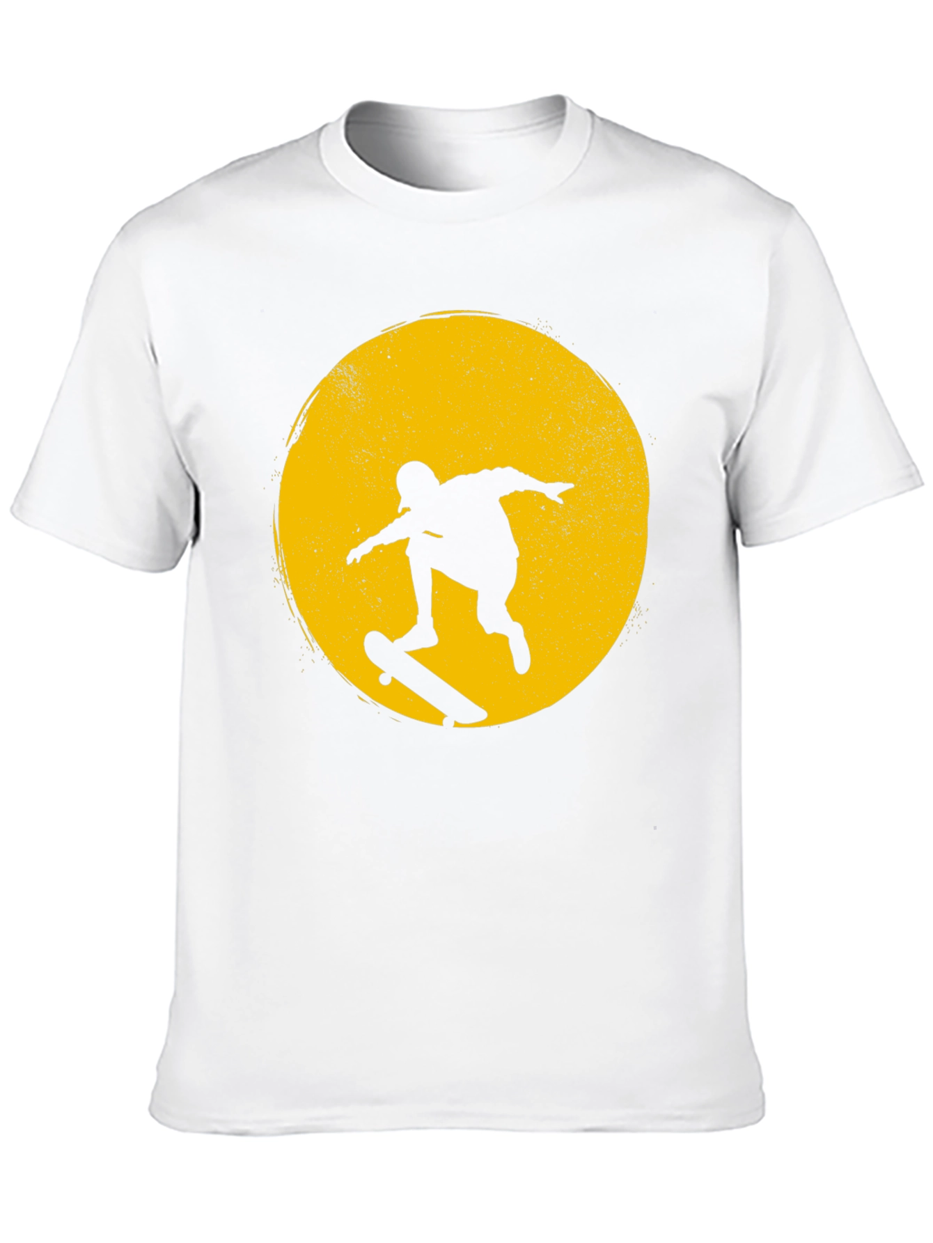 Skater Silhouette Graphic Tee - Mens Black T-Shirt