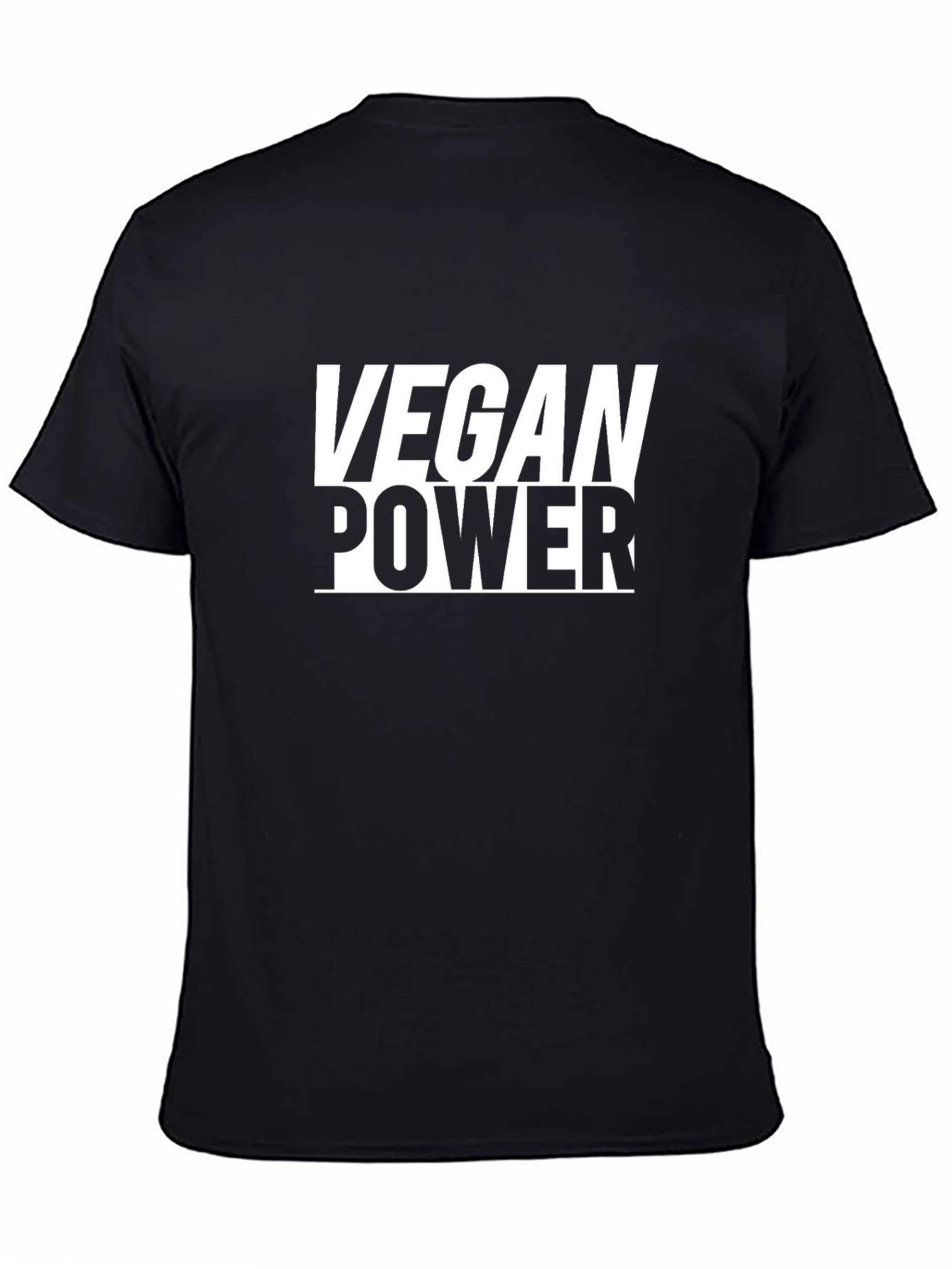 Vegan Power Graphic Tee - Bold Statement Shirt