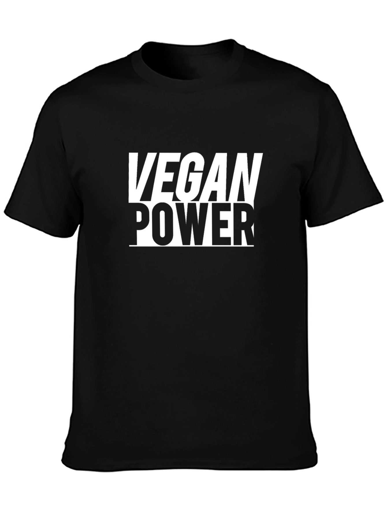 Vegan Power Graphic Tee - Bold Statement Shirt